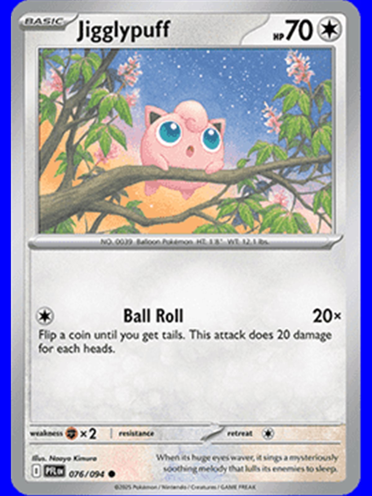 PFL 076 - Jigglypuff - Reverse Holo