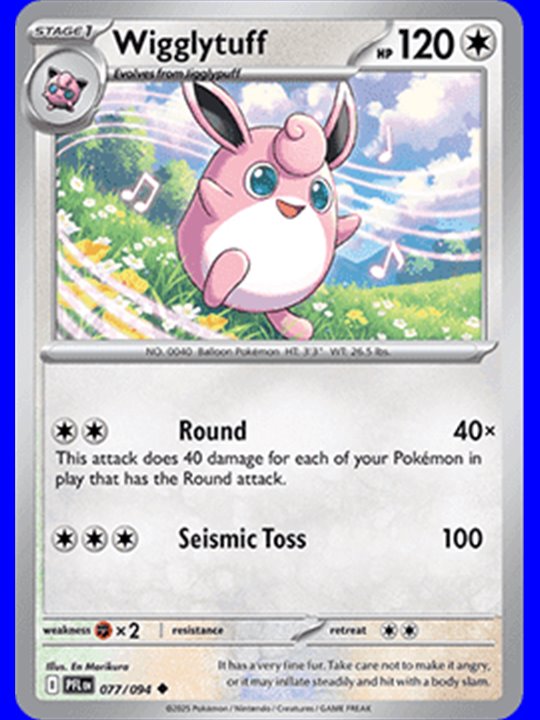 PFL 077 - Wigglytuff - Reverse Holo