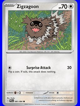 PFL 081 - Zigzagoon - Reverse Holo