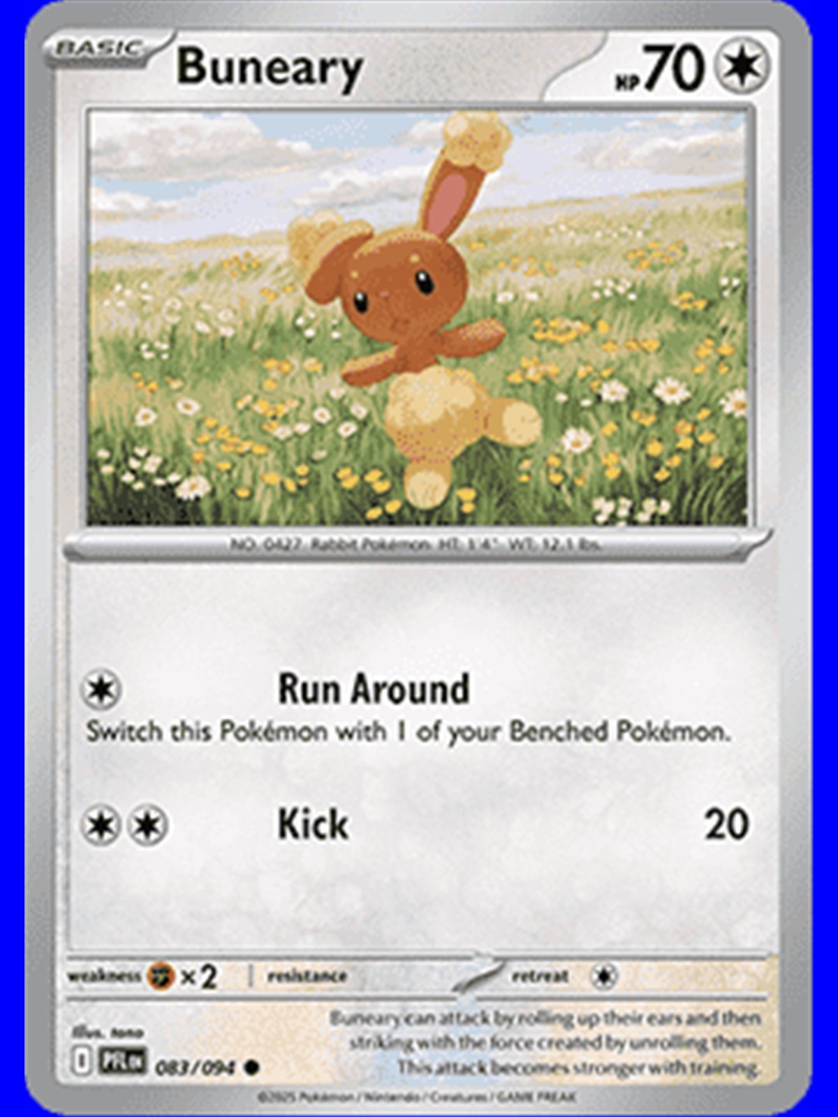 PFL 083 - Buneary - Reverse Holo