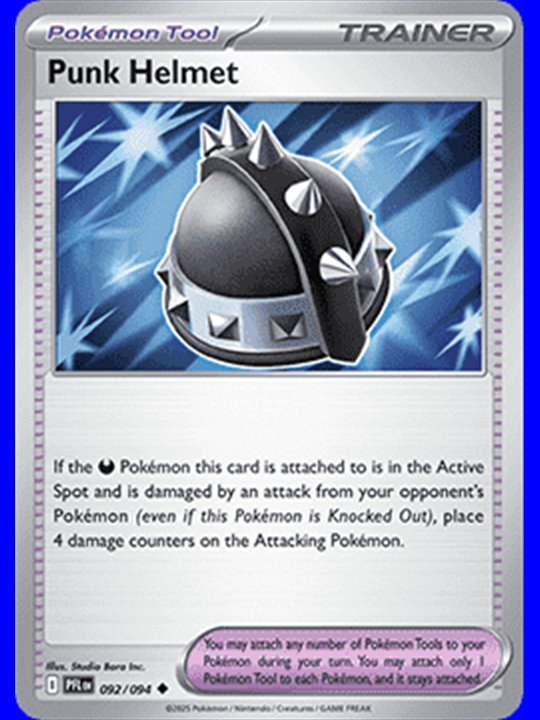 PFL 092 - Punk Helmet - Reverse Holo