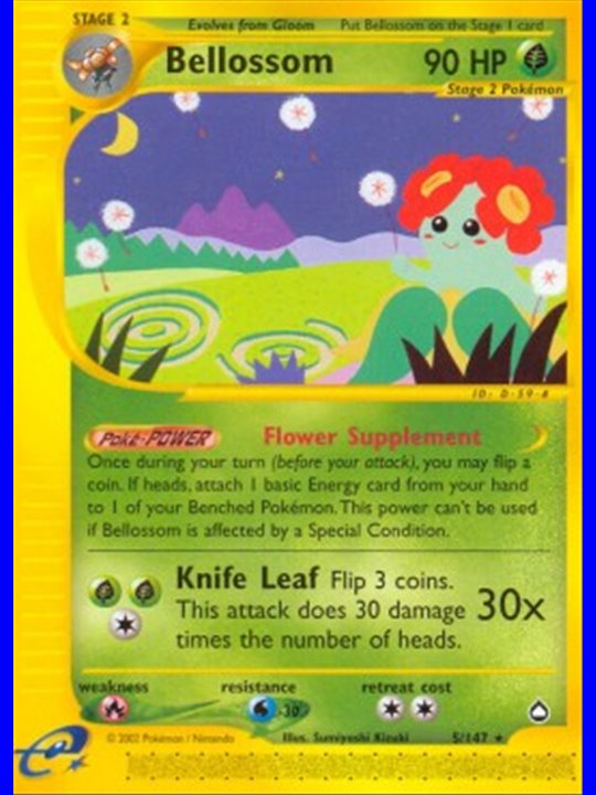 AQ 005 - Bellossom - Reverse Holo