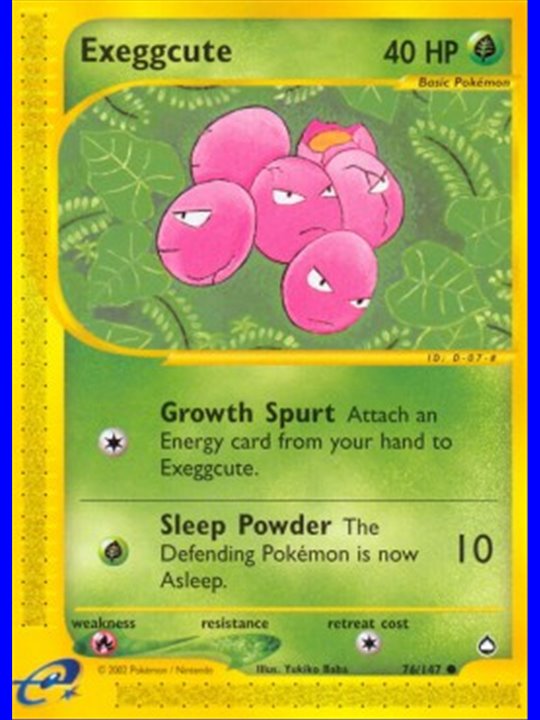 AQ 076 - Exeggcute - Reverse Holo