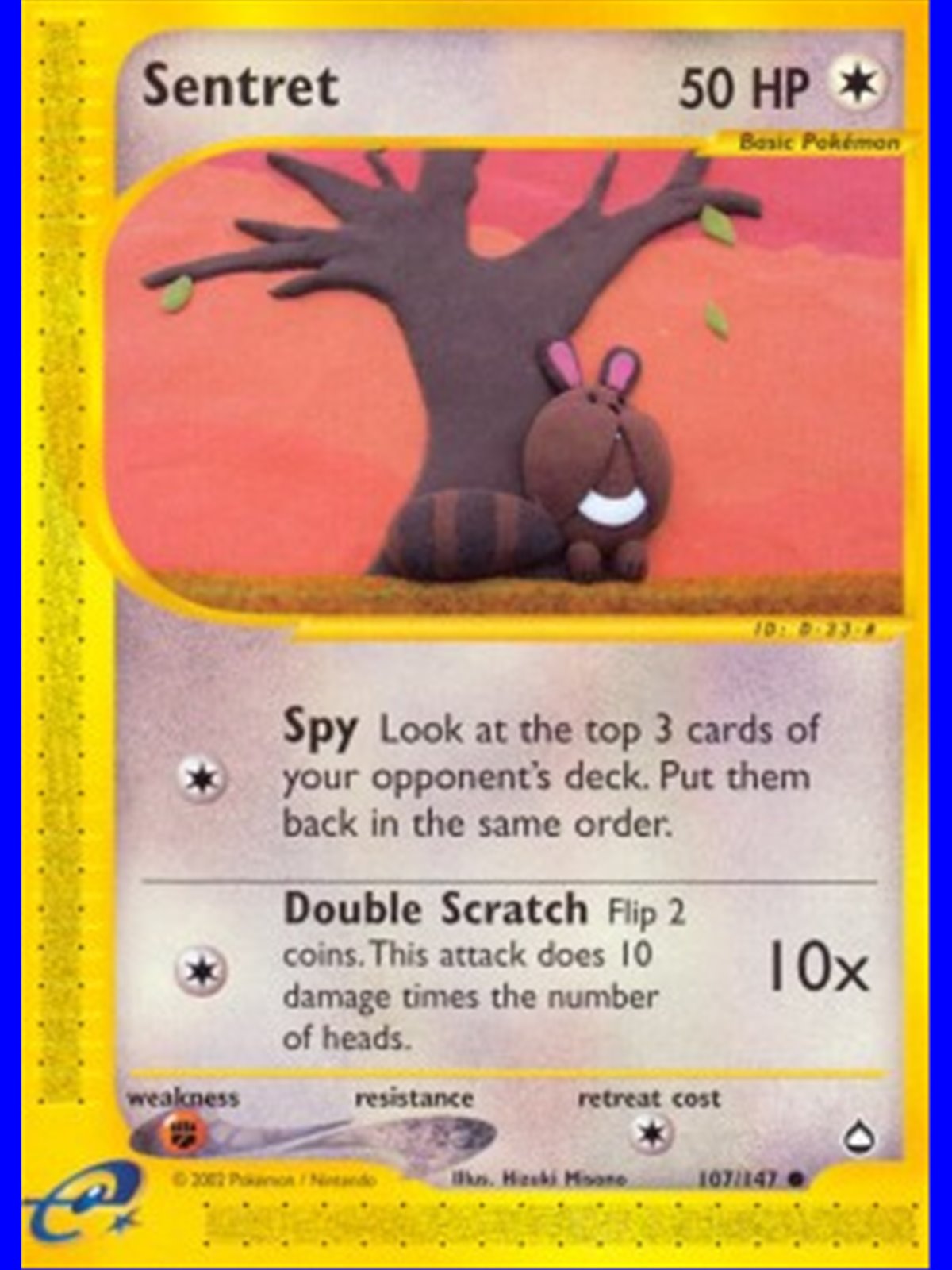 AQ 107 - Sentret - Reverse Holo