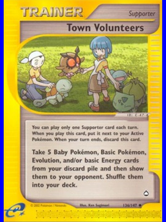 AQ 136 - Town Volunteers - Reverse Holo