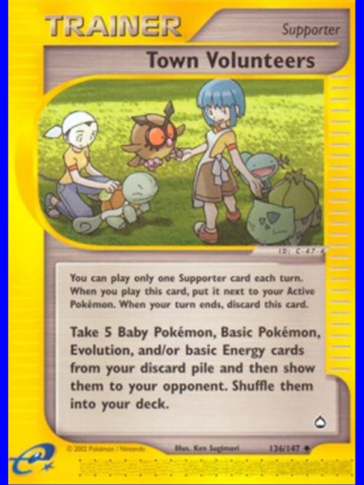 AQ 136 - Town Volunteers - Reverse Holo