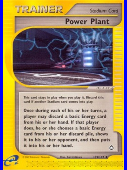 AQ 139 - Power Plant - Reverse Holo