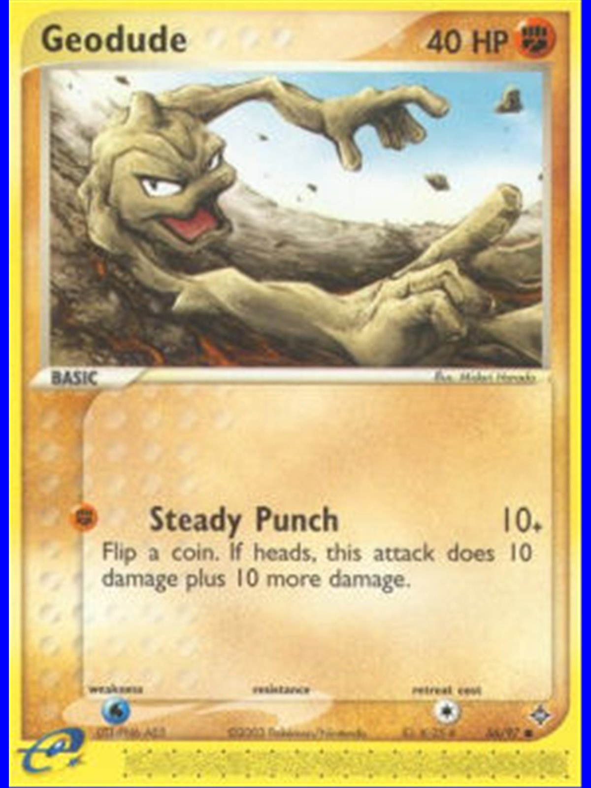 DR 056 - Geodude - Reverse Holo