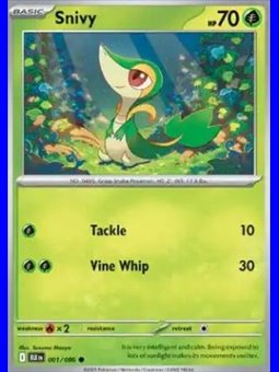 BLK 001 - Snivy - Reverse Holo