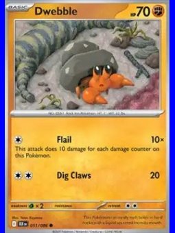 BLK 051 - Dwebble - Reverse Holo