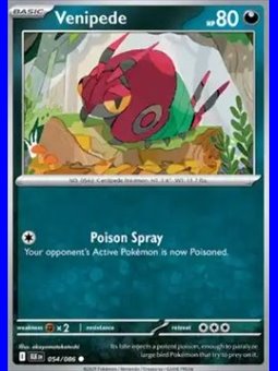 BLK 054 - Venipede - Reverse Holo