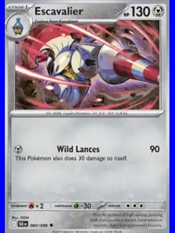 BLK 060 - Escavalier - Reverse Holo