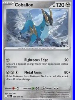 BLK 066 - Cobalion - Holo