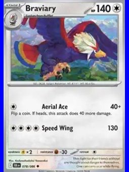 BLK 078 - Braviary - Reverse Holo