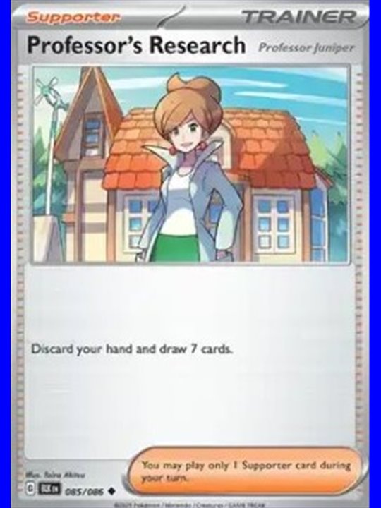 BLK 085 - Professor's Research - Professor Juniper - Reverse Holo