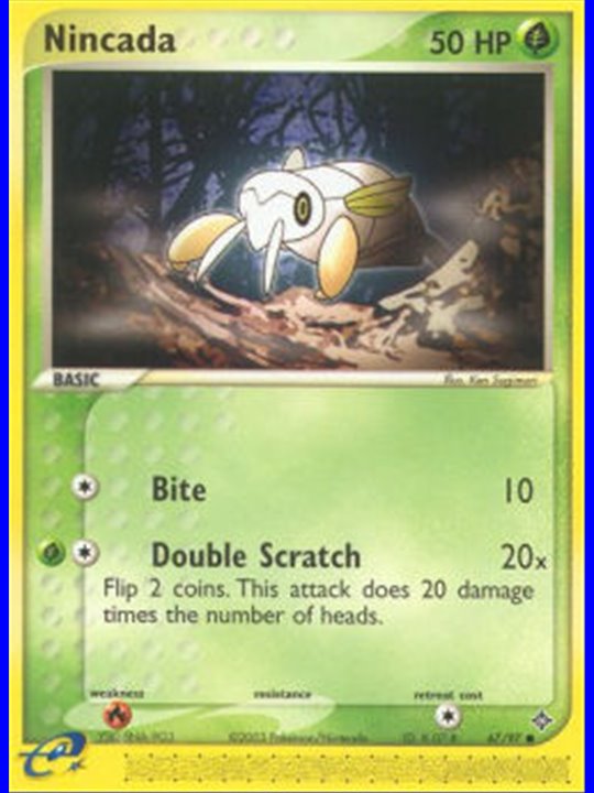 DR 067 - Nincada - Reverse Holo