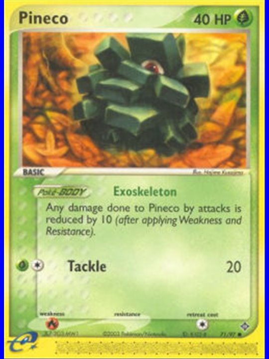 DR 071 - Pineco - Reverse Holo