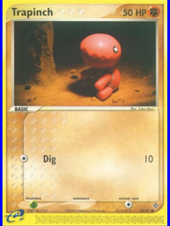 DR 078 - Trapinch - Reverse Holo