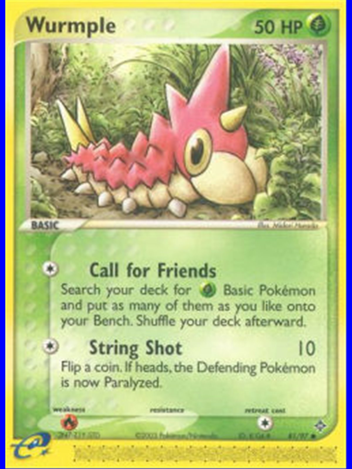 DR 081 - Wurmple - Reverse Holo