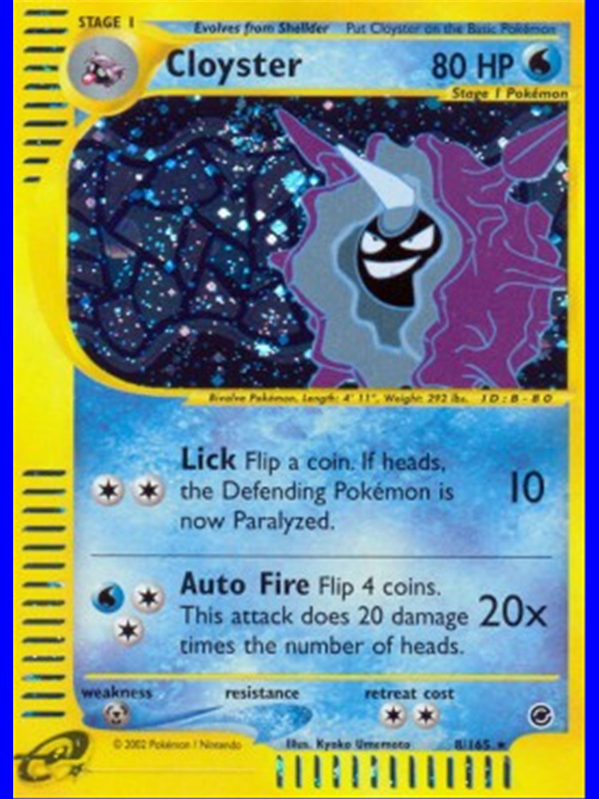 EX 008 - Cloyster - Reverse Holo