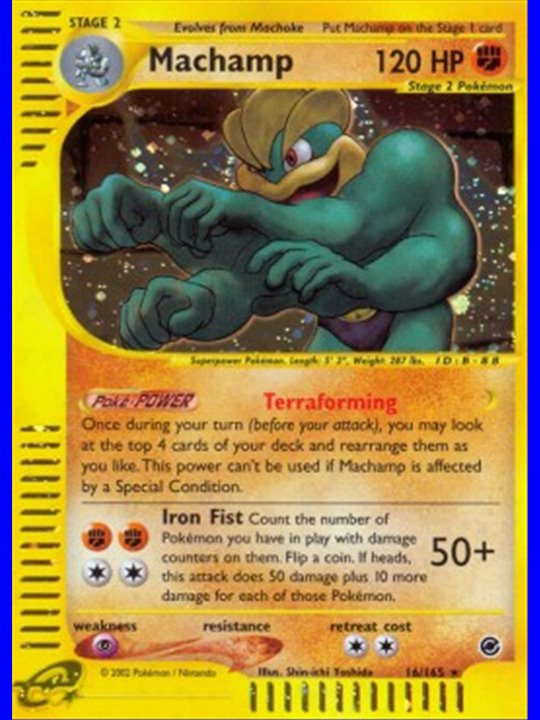 EX 016 - Machamp - Reverse Holo