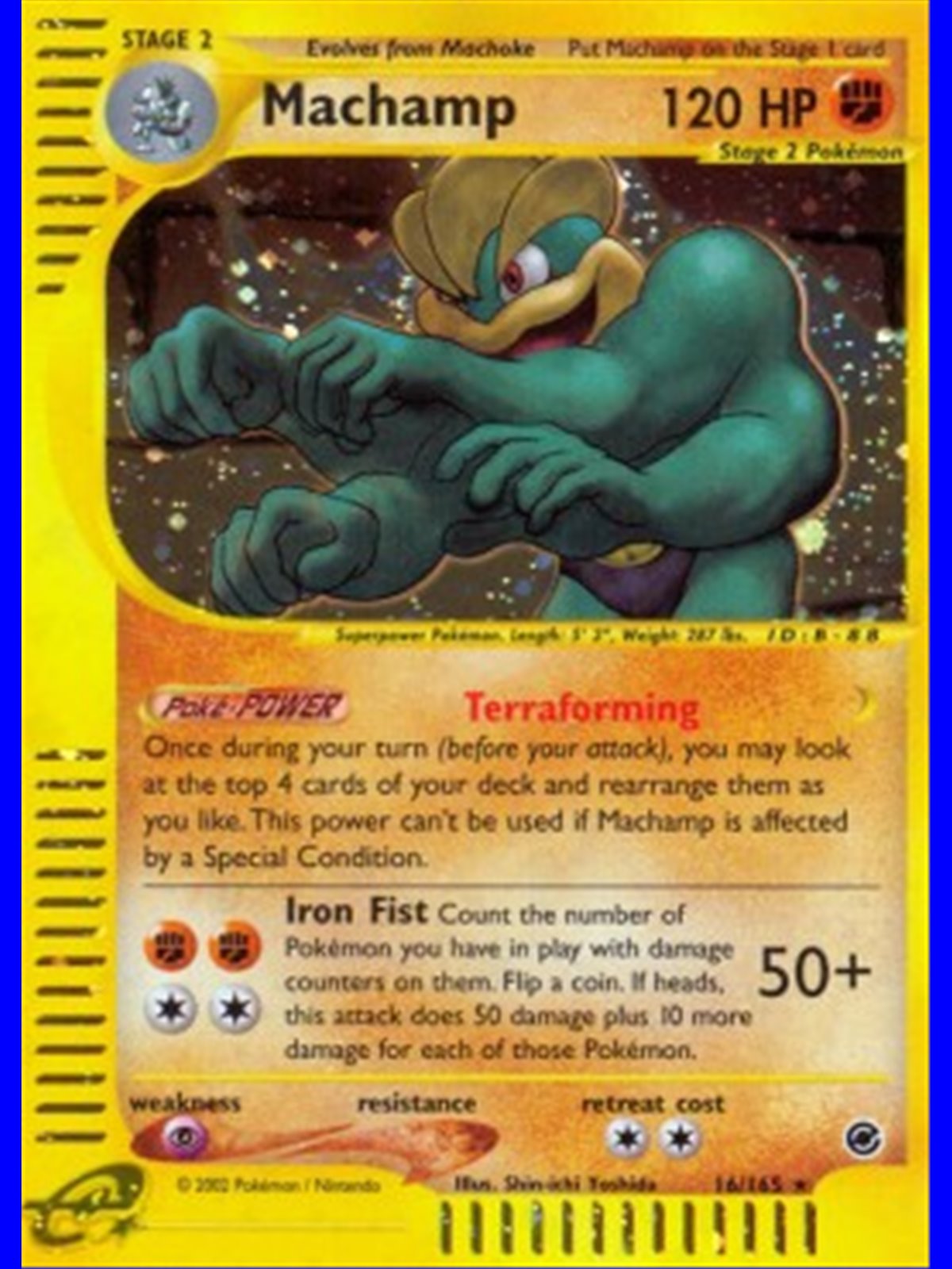 EX 016 - Machamp - Reverse Holo