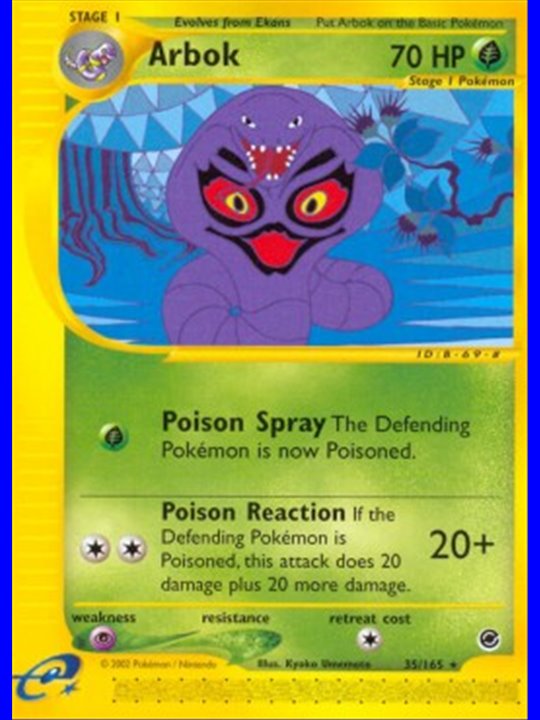 EX 035 - Arbok - Reverse Holo