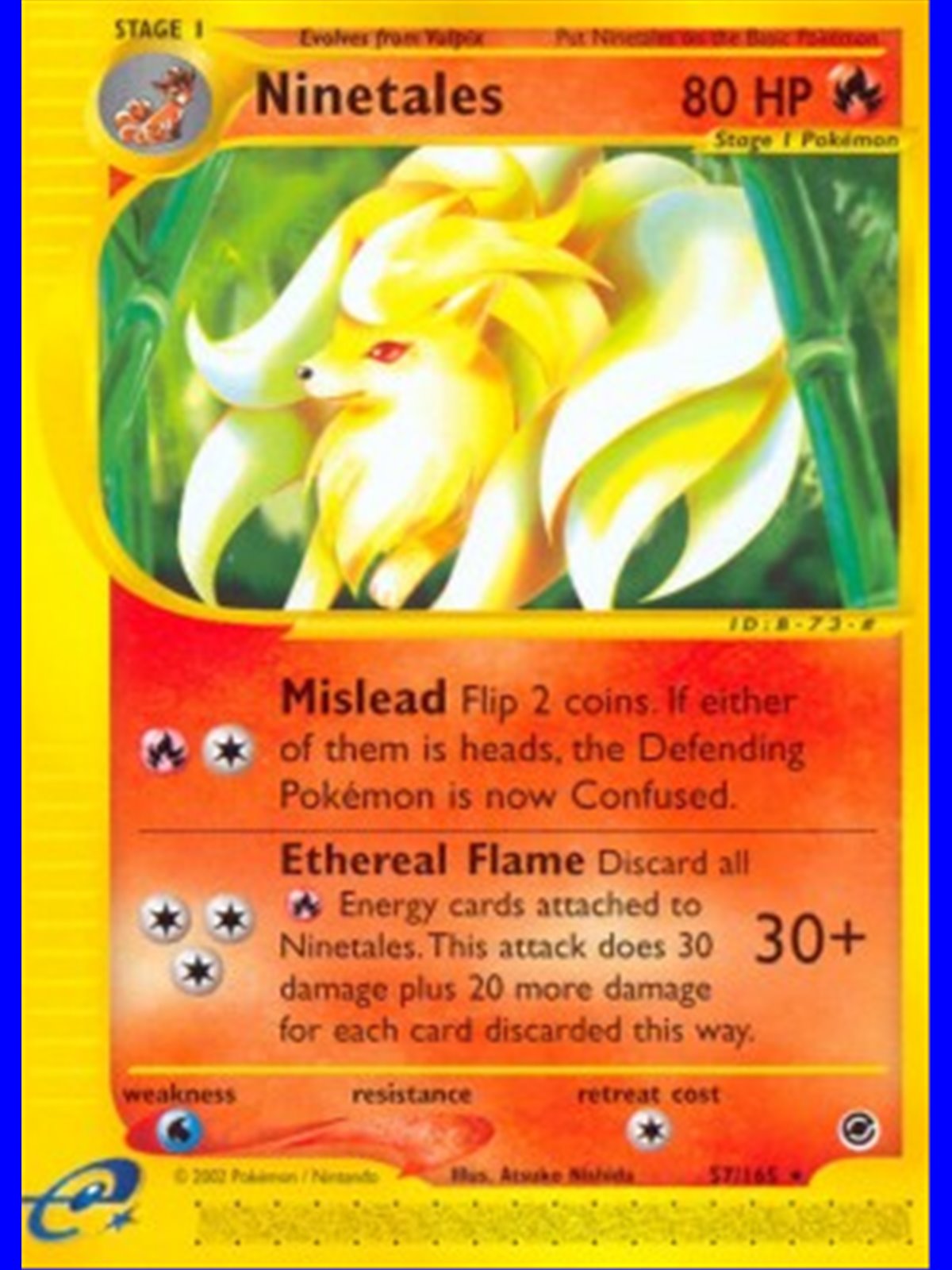 EX 057 - Ninetales - Reverse Holo