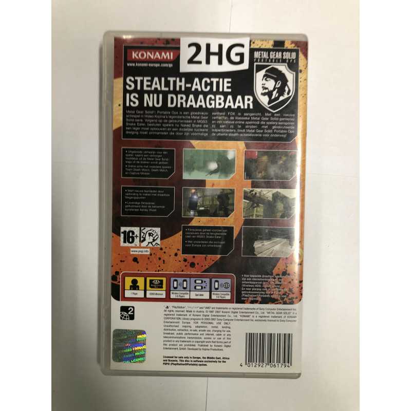 Metal Gear Solid: Portable Ops - PSPPSP Spellen PSP€ 14,99 PSP Spellen