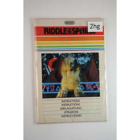 Riddle Of The SphinxAtari 2600 Boekjes € 3,95 Atari 2600 Boekjes
