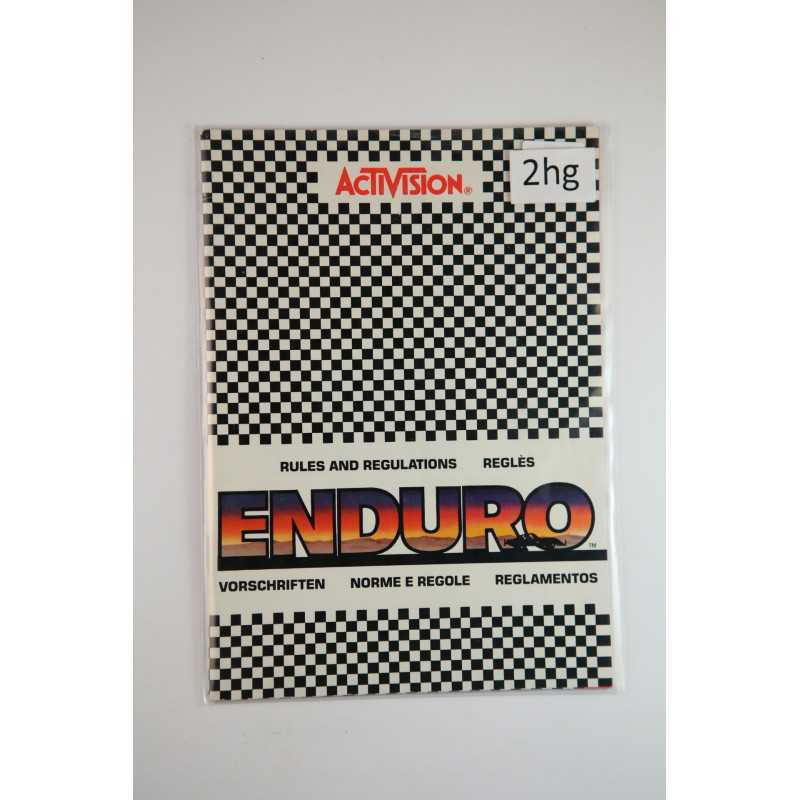 EnduroAtari 2600 Boekjes € 5,95 Atari 2600 Boekjes