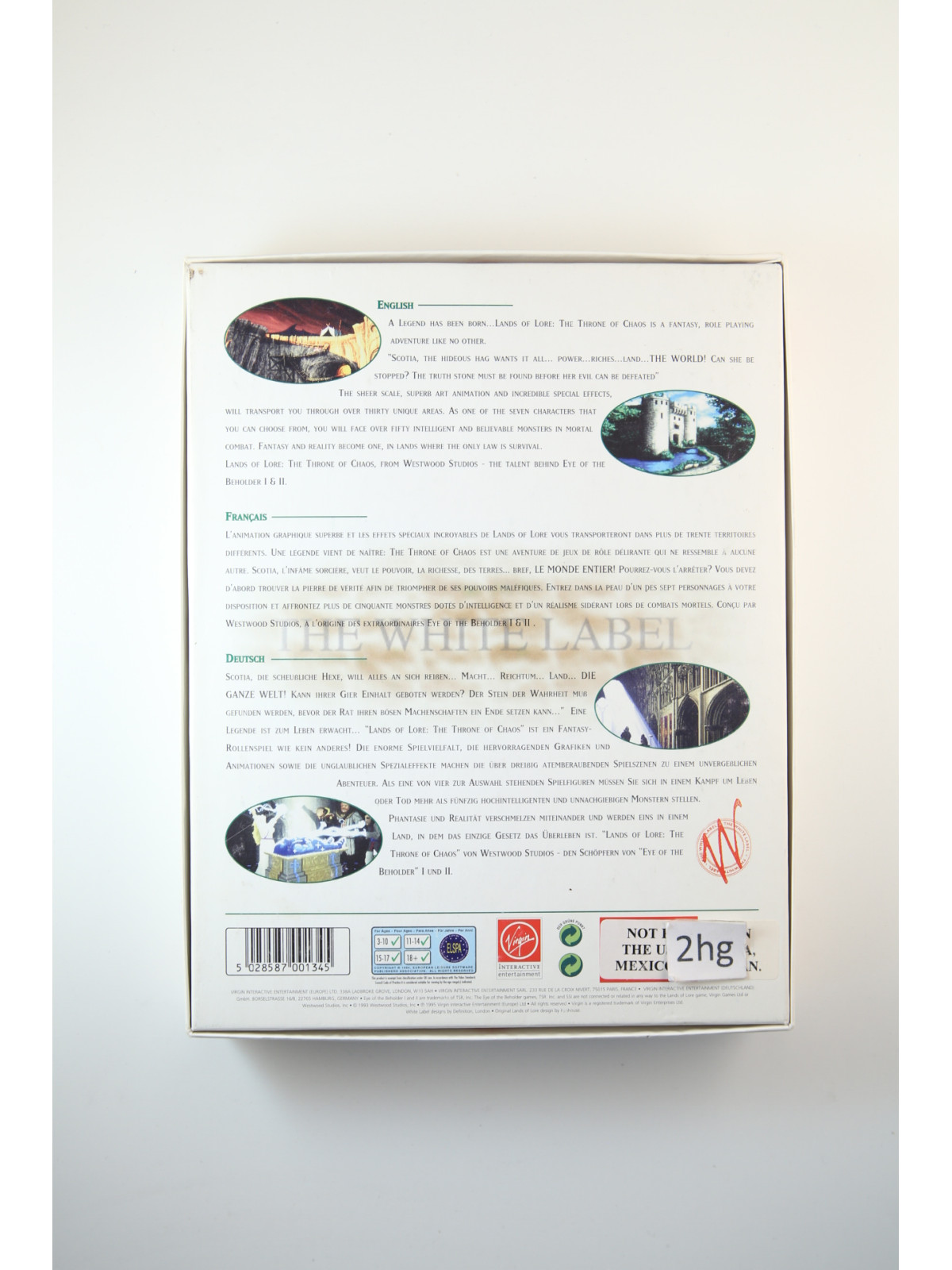 Lands of Lore: Throne of ChaosPC Spellen in orginelen doos PC Big Box€ 19,95 PC Spellen in orginelen doos