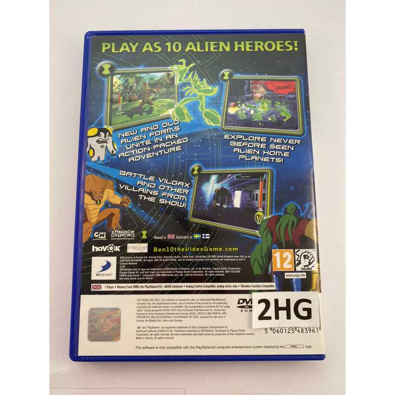 Ben 10 Alien Force Vilgax Attacks PS2 PLAYSTATION 2 Pal DVD ROM Am