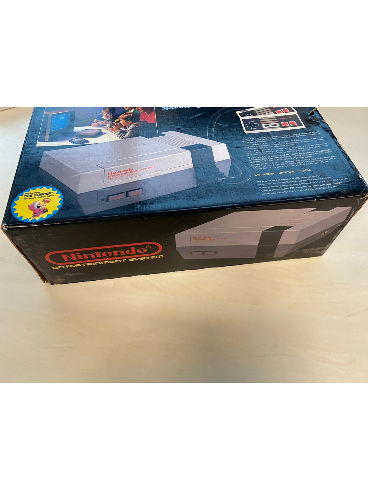Nes Console Boxed incl. Ice Climber
