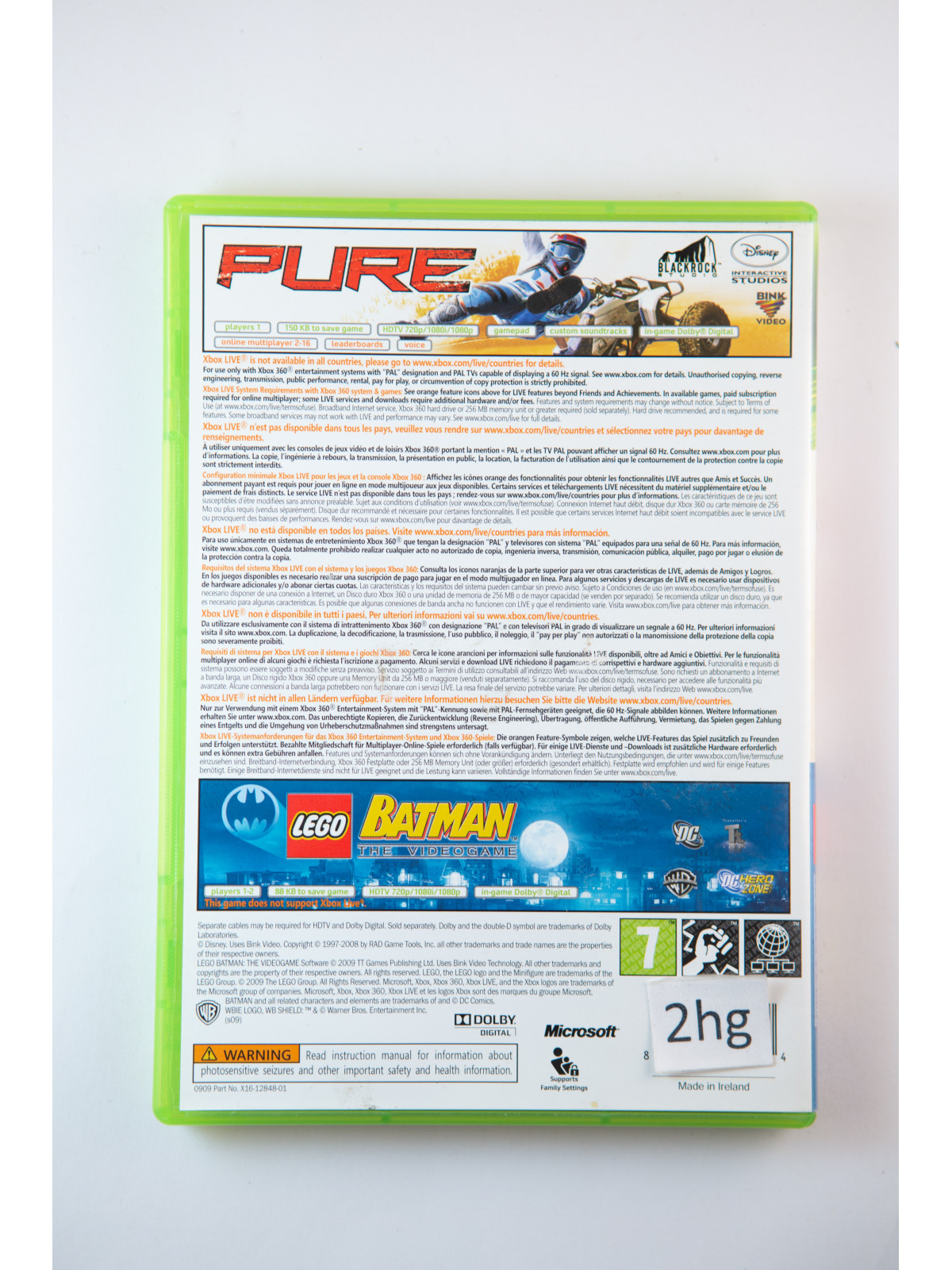 Pure / Lego Batman Xbox 360 Spellen Xbox 360€ 9,95  Xbox 360 Spellen