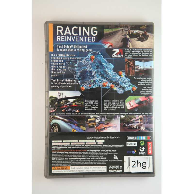 Test Drive Unlimited (Classics)Xbox 360 Games Xbox 360€ 9,95 Xbox 360 Games