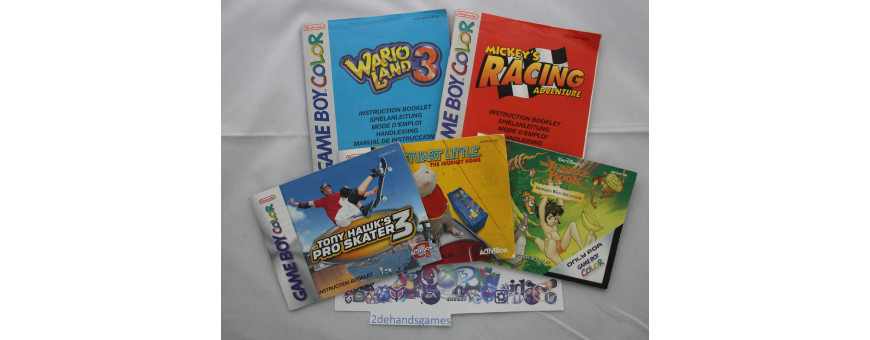 Game Boy Color Instructie Boekjes Games & consoles kopen garantie|2HG