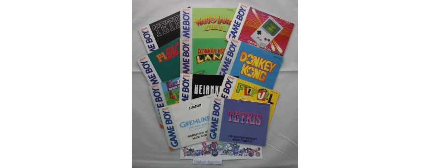 Game Boy-Handbücher