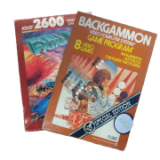 Atari 2600 Spiele mit Originalbox