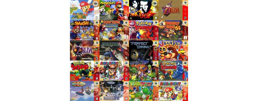 Nintendo 64 Games with box