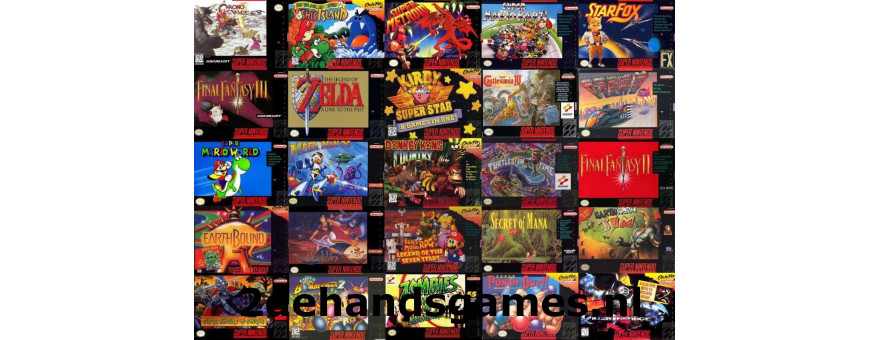 SNES Games with Box